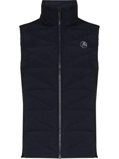 Fusalp Navy Mauro Quilted Gilet In Blue