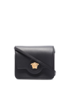 Versace La Medusa Crossbody Bag In Black
