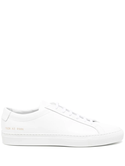 Common Projects White Leather Achille Low Sneakers