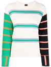 PS BY PAUL SMITH STRIPED CREW-NECK JUMPER