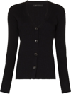SIR KNITTED BUTTON-FASTENING CARDIGAN
