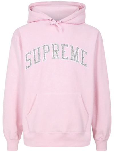 Supreme Arc Logo Hoodie In Pink