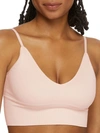 Maidenform Pure Comfort Modern Scoop Neck Wireless Bra Dm7682 In Sandshell
