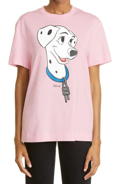 Givenchy X Disney® Cotton Jersey T-shirt In Light Pink