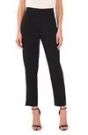 Cece Ponte Knit Slim Boot Leg Pants In Rich Black