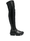 TRIPPEN SLIP-ON THIGH-LENGTH BOOTS