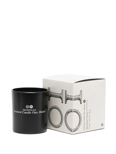 Comme Des Garçons X Monocle Candle One: Hinoki Candle (165g) In Black
