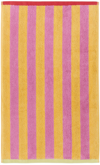 Dusen Dusen Pink & Yellow Grapefruit Stripe Hand Towel In Grapefruit Stripe