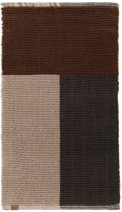 Ferm Living Brown Pile Bathroom Mat