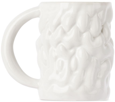 Polymorf Ssense Exclusive White Bubbler Mug