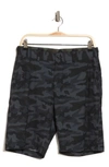 Vintage 1946 Camo Flat Front Shorts In Black Camo
