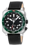 Gv2 Xo Submarine Canvas Strap Watch, 44mm In Black