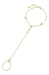 Lili Claspe Anais Hand Chain In Gold
