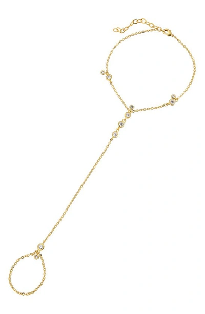 Lili Claspe Anais Hand Chain In Gold