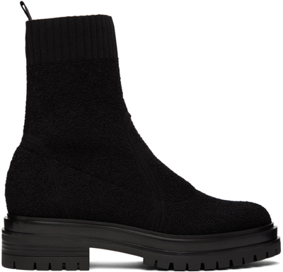 Gianvito Rossi Black Torrance Sock Boots