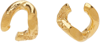 Alighieri Gold-plated The Flashback Twist Earrings In Gold