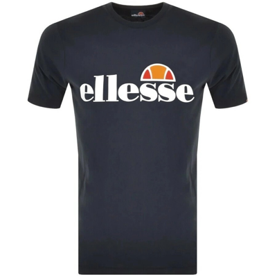 Ellesse Sl Prado Logo T Shirt Navy