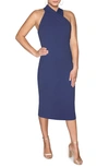 Rachel Rachel Roy Harland Halter Dress In Dk Blue