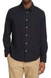 Rag & Bone Icons Pursuit 365 Slim Fit Cotton Dobby Button-up Shirt In Black