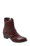 Bueno Connie Slouch Bootie In Merlot Leather