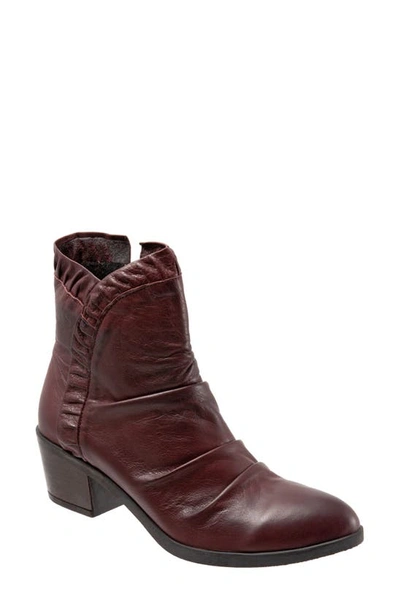 Bueno Connie Slouch Bootie In Merlot Leather