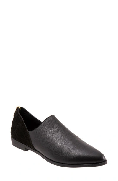 Bueno Beau Pointed Toe Loafer In Black