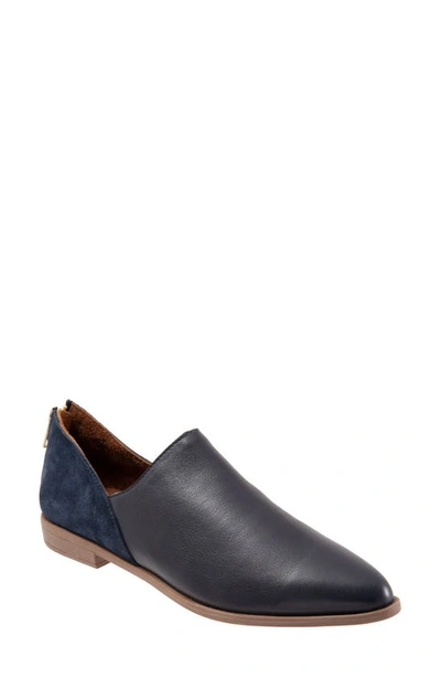 Bueno Beau Pointed Toe Loafer In Navy