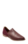 Bueno Beau Pointed Toe Loafer In Merlot