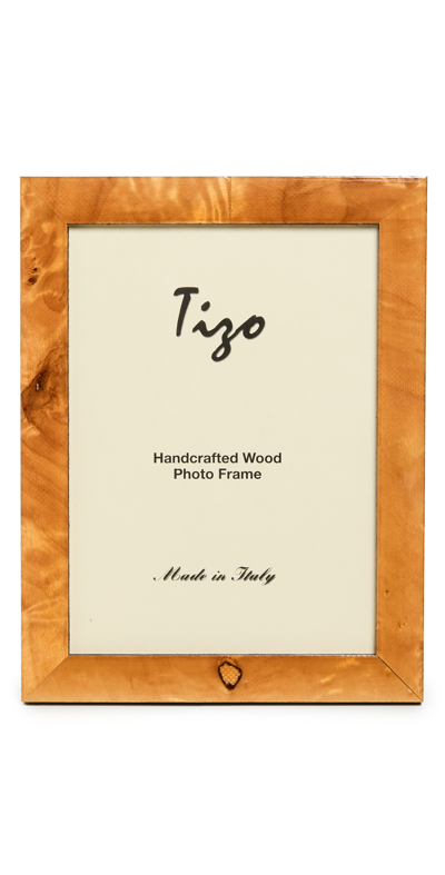 Tizo Design S 5x7 Italian Honey Burl Wood Frame