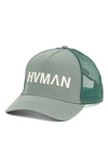 Hvman Mesh Trucket Cap In Aspen