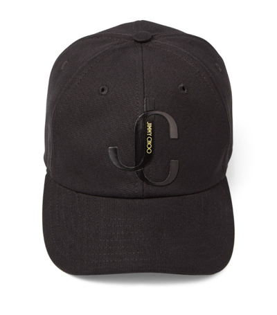 Jimmy Choo Paxy Baseball Cap In Black