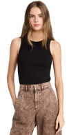 Citizens Of Humanity Black Isabel Tank Top In Black