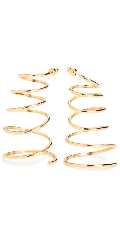 Cult Gaia Ezlynn Spiral Earrings In Gold