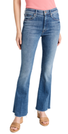 Mother The Weekender Fray Jeans A Groovy Kind Of Love In Blue