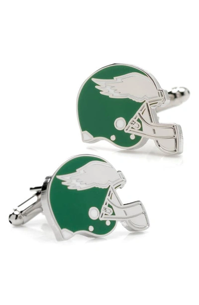 Cufflinks, Inc Nfl Philadelphia Eagles Retro Helmet Lapel Pin In Green