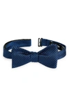 Nordstrom Solid Silk Bow Tie In Navy