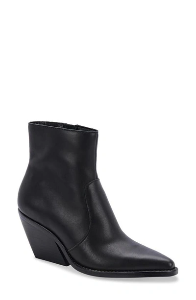 Dolce Vita Women's Volli Pointed Booties In Black Leather