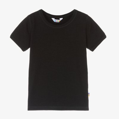 Joha Black Organic Cotton T-shirt