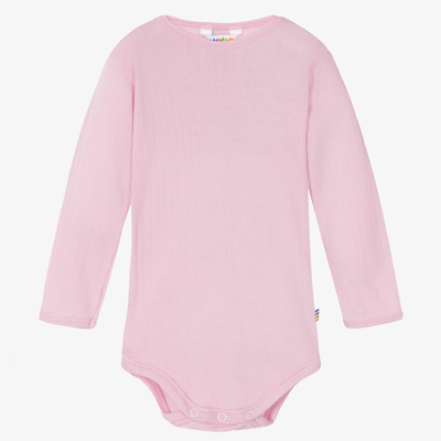 Joha Babies' Girls Pink Thermal Wool Bodyvest