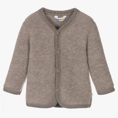 Joha Babies' Beige Thermal Wool Cardigan