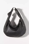 Melie Bianco Oversized Brigitte Satchel In Black