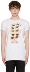 Vivienne Westwood White Eyes T-shirt In A401 White