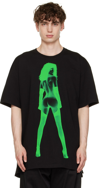 Vivienne Westwood Graphic Female-print Cotton T-shirt In Black