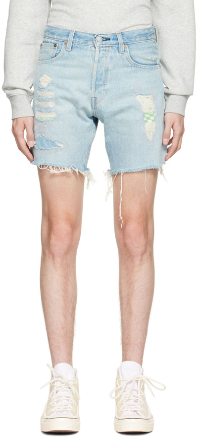 Levi's Blue 501 '93 Shorts In Paint By Numbers Dx