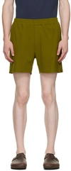 Second / Layer Green Madero Boxer Shorts In Moss