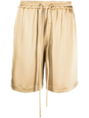 Nanushka Doxxi Satin Shorts In Neutrals