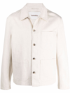 Nanushka Button-front Jacket In Neutrals