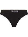 TOM FORD LOGO-WAISTBAND THONG