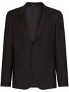 DOLCE & GABBANA PINSTRIPE SINGLE-BREASTED BLAZER