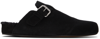 ISABEL MARANT BLACK MIRVIHN SLIPPERS